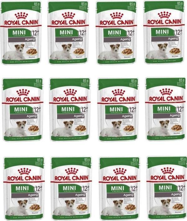 Royal Canin Mini Ageing + 12 Köpek Yaş Mama 85 Gr X 12 Adet - Image 1