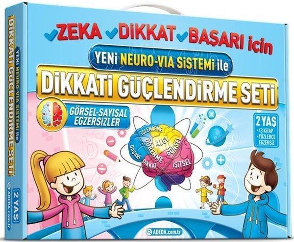 Yeni Neuro VİA Sistemi ile Dikkati Güçlendirme Seti-2 Yaş - Adeda Yayıncılık - Image 1