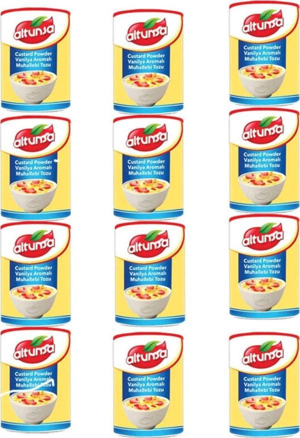 Altunsa Custard Powder Vanılya Aromalı "Muhallebı Tozu" 250G X 12 Adet - Image 1