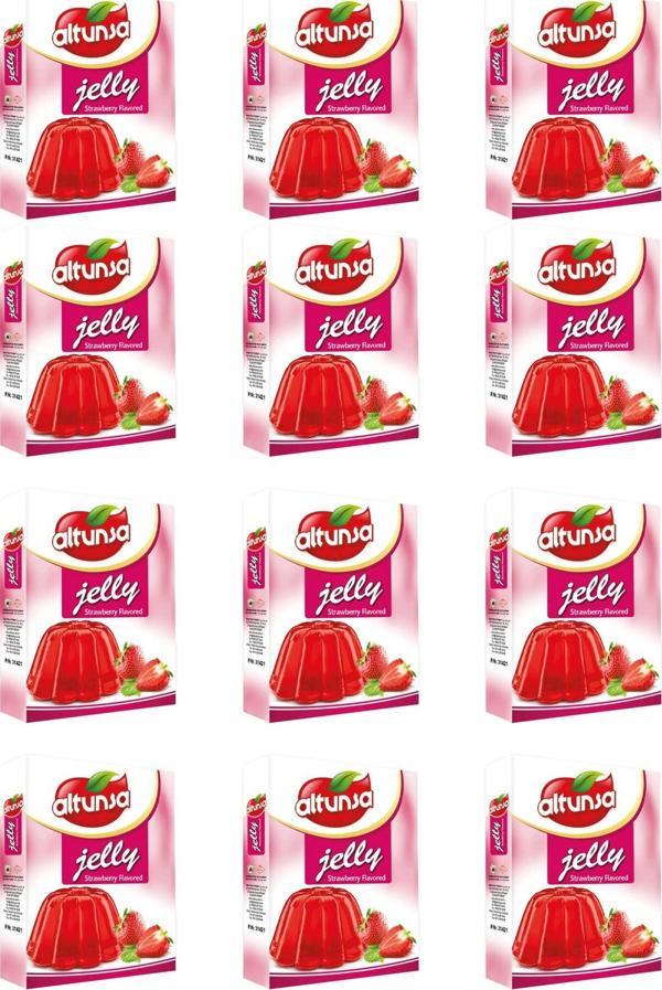 Altunsa Jel Çilek Aromalı 85 Gr X 12 Adet - Image 1