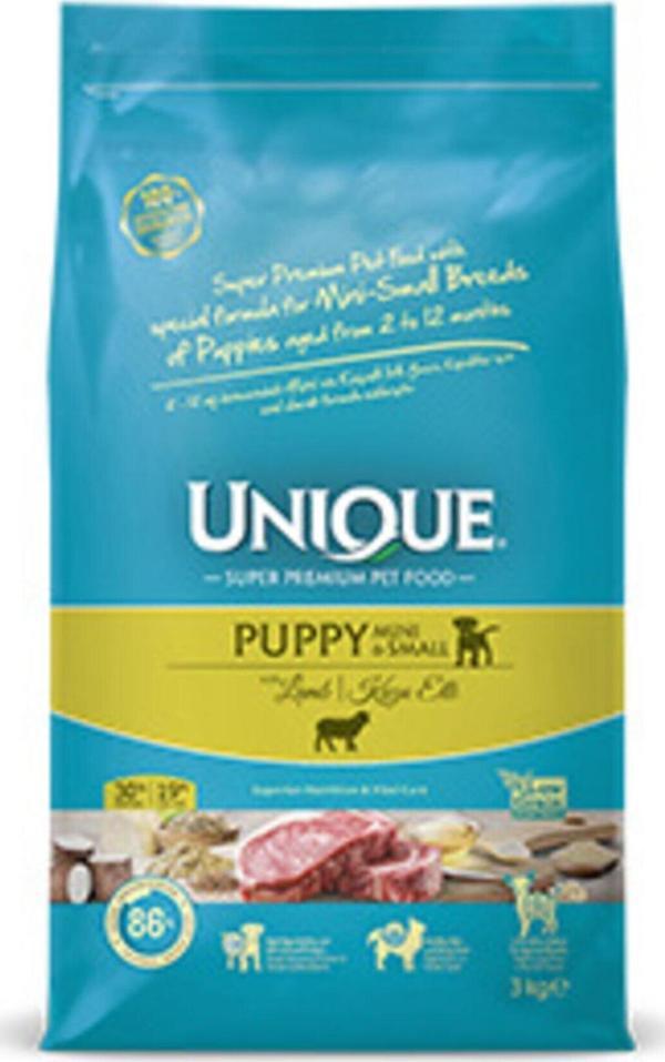 Unique Mini&Small Kuzu Etli Yavru Köpek Maması 3 Kg Küçük Irklar Için - Image 1