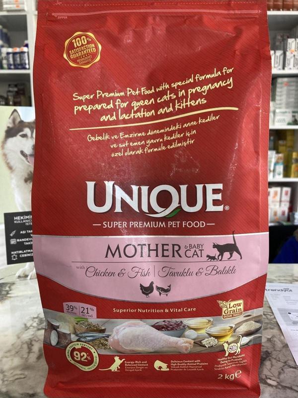 Unique Mother & Baby Cat Kedi Maması 2 Kg Anne Ve Bebek Kedi - Image 1