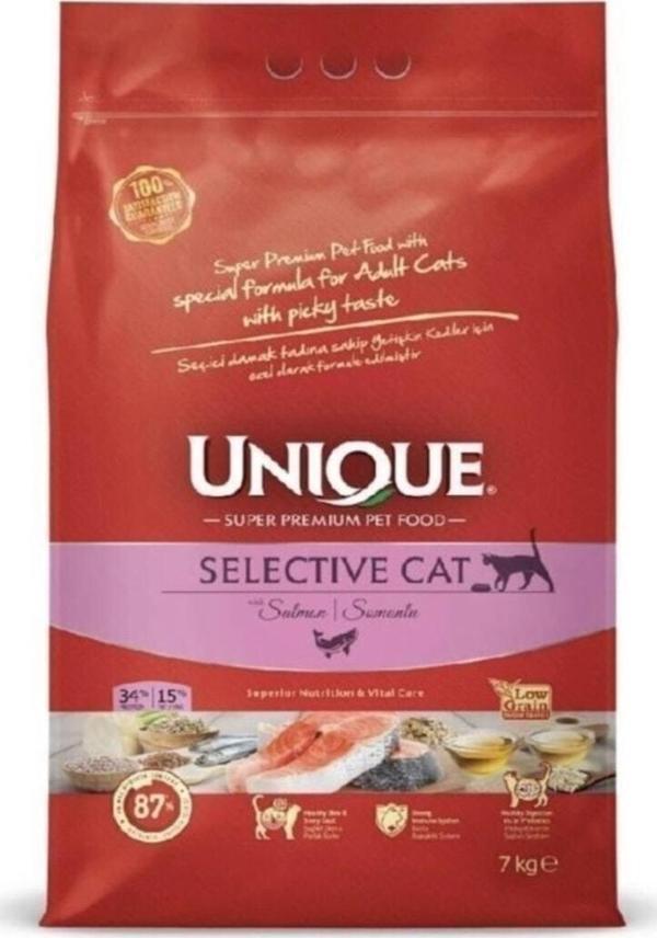 Unique Selective Cat Kedi Maması Somonlu 7Kg - Image 1