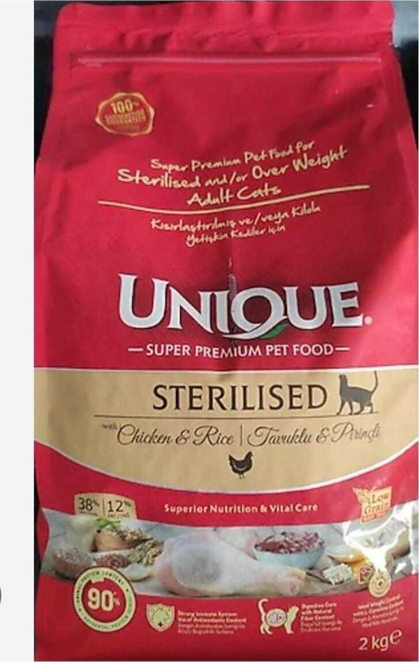 Unique Sterilised Kısır Kedi Maması Tavuklu 2 Kg - Image 1