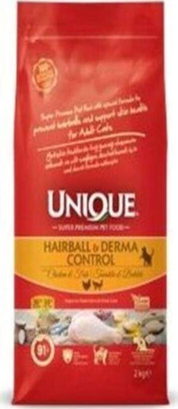 Unique Tüy Yumağı Önleyici Ve Dermatolojik Destekleyici Yetişkin Kedi Maması Tavuklu&Balıklı 2 Kg - Image 1