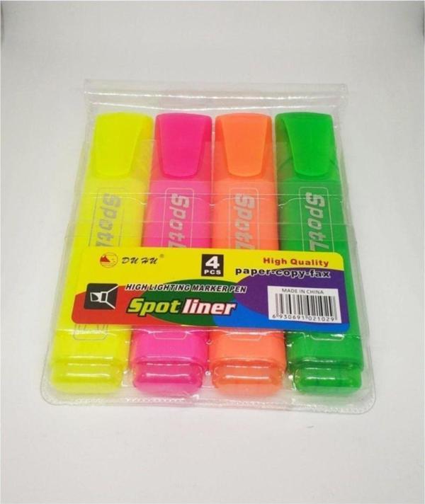 Faber-Castell Lınea 4'lü Fosforlu Kalem - Image 1
