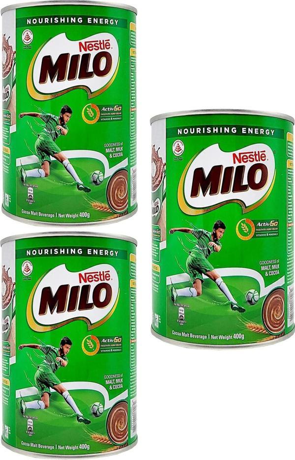 Nestle Mılo Sütlü Sıcak Çikolata Tozu 400 Gr X 3 Adet "Orıjınal" - Image 1