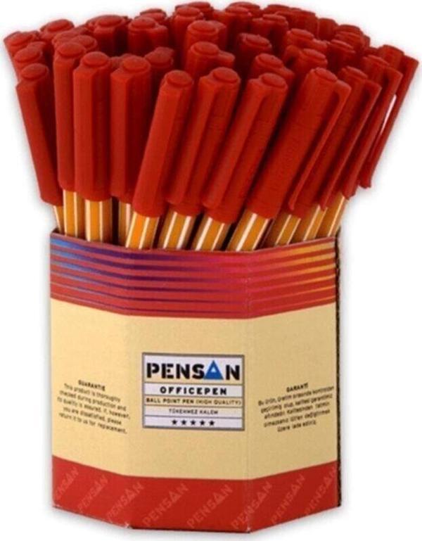 Pensan 1010 Ofıspen Tükenmez Kırmızı ( 60 Adet ) - Image 1