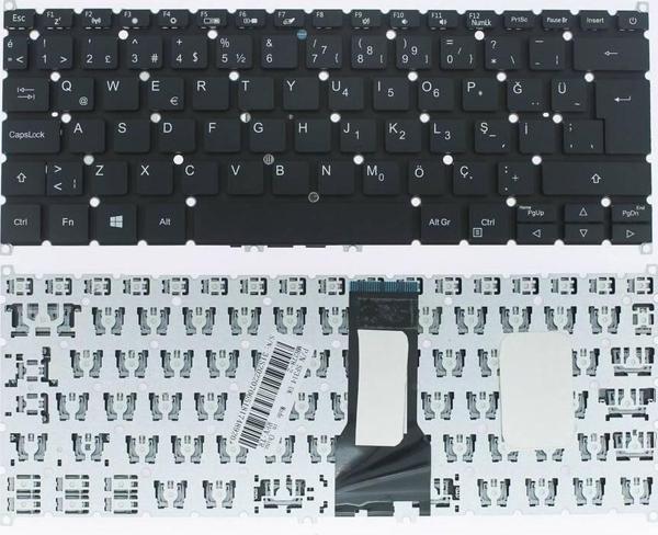 Acer ile Uyumlu Aspire 5 A514-52K uyumlu Laptop Klavye Siyah - Image 1