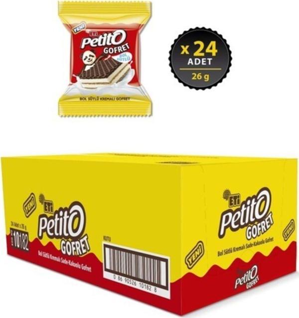 Eti Petıto Gofret 25gr x 24 Adet - Image 1