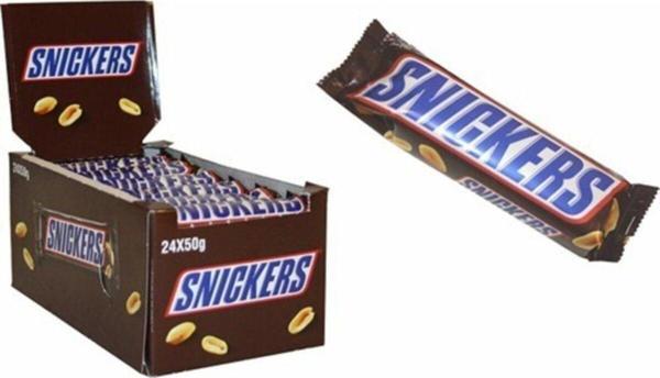 Snickers Bar Çikolata 50 Gr 24 Adet  - Image 1