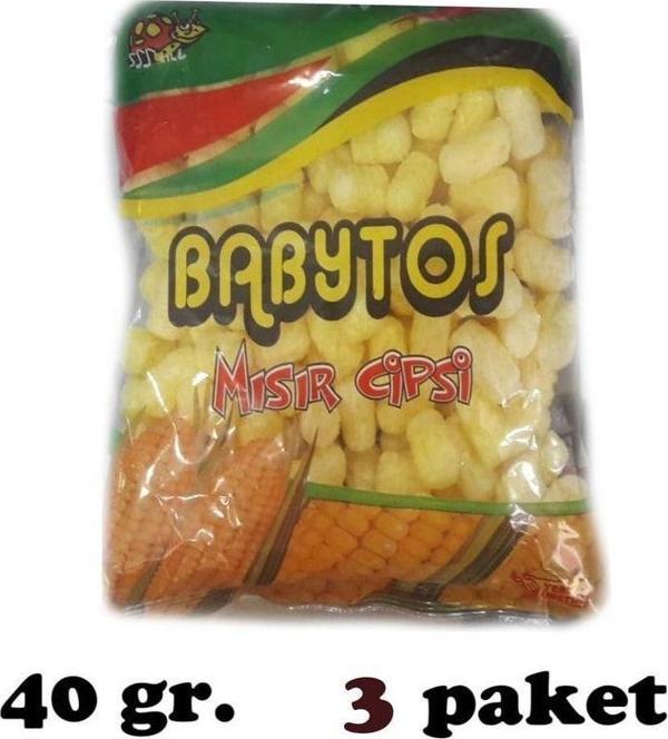 Babytoo Mısır Cips Dev Paket Nostaljik Efsane Tat Orjinal Lezzet 90 Lı Yıllar 40 Gr. 3 Adet - Image 1