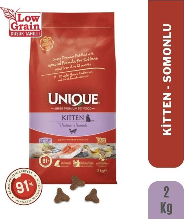 Unique Kitten Cat With Salmon Somonlu Yavru Kedi Maması 2 Kg - Image 1
