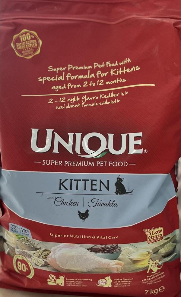 Unique Kitten Tavuklu Kedi Maması 7 Kg. - Image 1