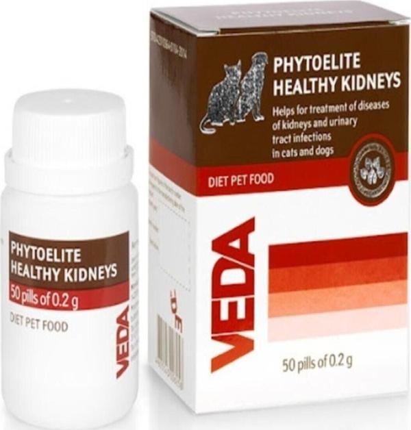 Veda Vet Phytoelıte Healthy Kıdneys Akut Ve Kronik Böbrek, Idrar Yolu Hastalıklarında Gıda Takviyesi - Image 1