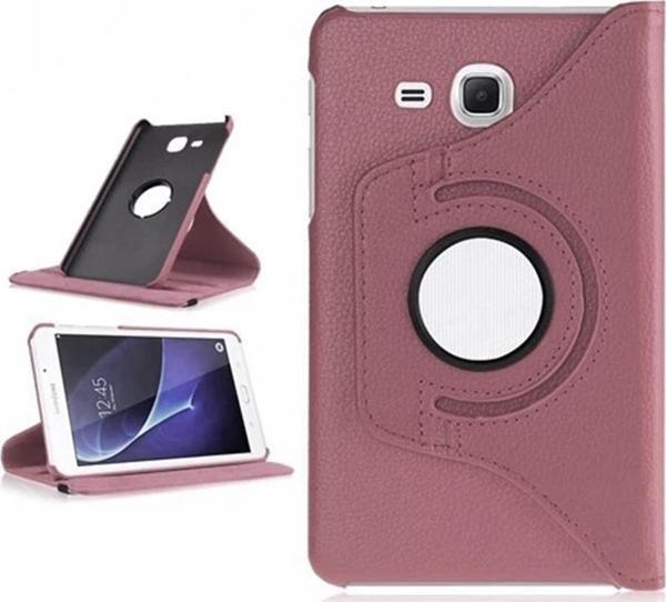 Samsung T280 T285 Tab A 7 inç 360 Derece Dönebilen Kılıf - Rose Gold - Image 1