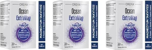 Ocean Extramag Threog 200 mg Tablet 60'lı 3 Kutu - Image 1