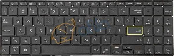 Asus X513E, S533E Notebook Klavyesi - Siyah - TR - Image 1