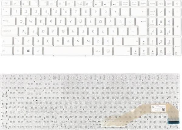 Asus X540 X540L X540S Notebook Klavyesi - Beyaz - TR - Image 1