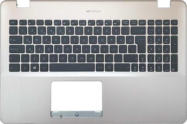 Asus X540 X540L X540S Notebook uyumlu Gri Üst Kasa Siyah Klavye TR (SET) / Outlet Ürün - Image 1