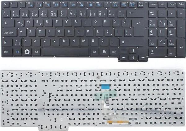 Fujitsu LifeBook A532, AH532, N532, NH532 Notebook Klavye Siyah TR CP612621-01 / Çerçevesiz - Image 1