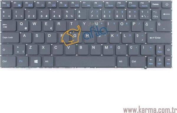Hometech Alfa 110A Uyumlu Notebook Klavyesi - Siyah - TR - Image 1