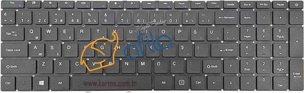 Hometech Alfa 150P Notebook Klavyesi - Siyah - TR - Image 1