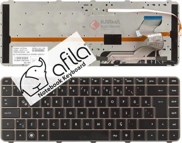 Hp Envy 14, 14-1000, 14-1100, 14-1200 Notebook Klavye - Tuş Takımı / Siyah - TR - Backlit Hmb4502cva29, 592871-001 - Image 1