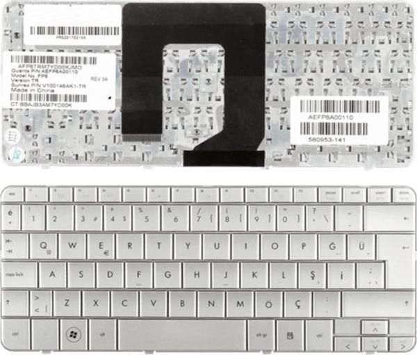 Hp Pavilion dm1, dm1-1000, dm1-1100 Gümüş Gri Türkçe Notebook Klavyesi AEFP6A00110 - Image 1