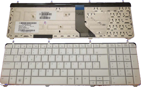 Hp Pavilion DV7-2000 DV7-2100 Notebook Klavyesi - Beyaz - TR - Image 1