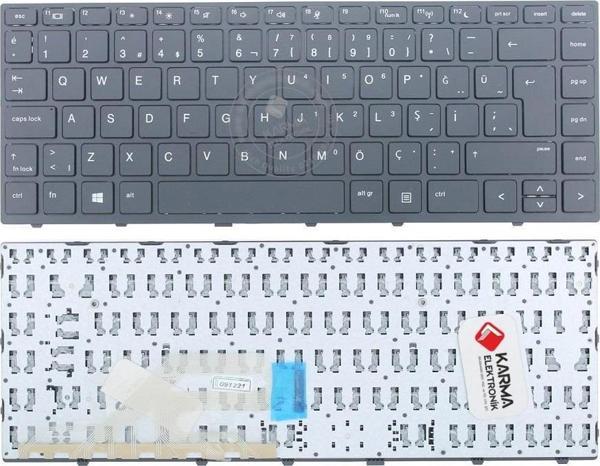 HP ProBook 430 G5 440 G5 445 G5 Notebook Klavye / Siyah TR - Image 1