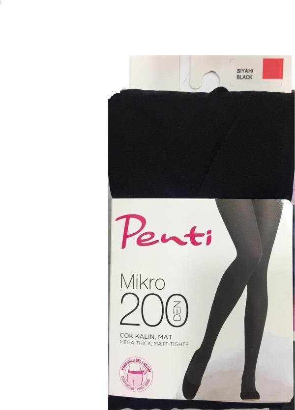 Penti Külotlu Mikro 200 Den Siyah No 2 M - Image 1