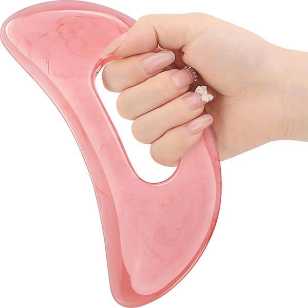 Graston Reçine Selülit Gua Sha Masaj Aparatı Pembe Renk - Image 1