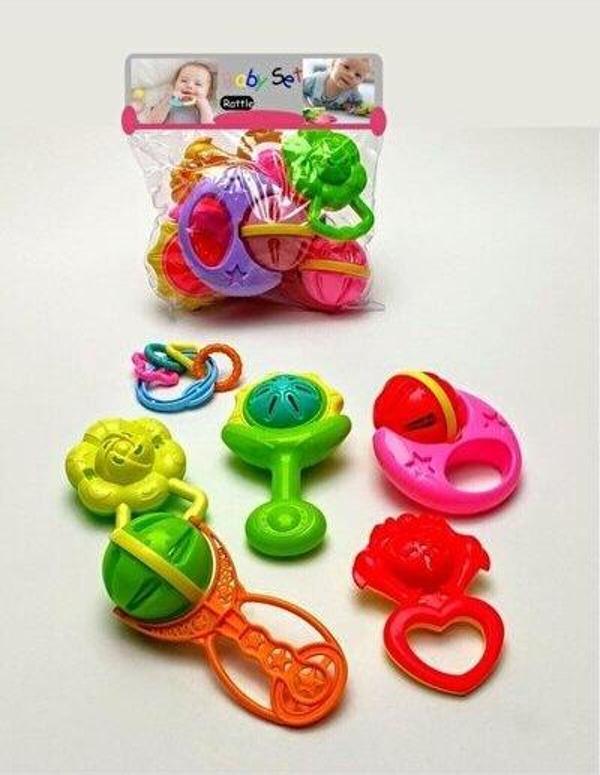 Hilal Baby Set Poşetli 6'lı Çıngırak Seti 233 - Image 1
