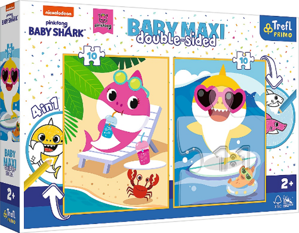 Vardem Puzzle Baby Puzzle Maxi 2X10 Kopek Baligi 43005 - Image 1