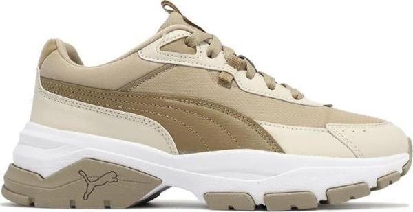 Puma 389223 Cassia Via Snow-Prairie Tan-Putty Spor Ayakkabı Bej - Image 1