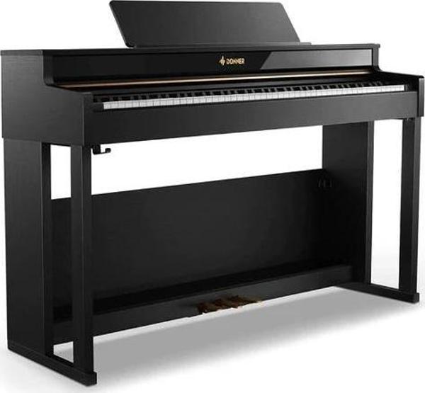 Donner DDP-400 Premium Upright Dijital Piyano (Siyah) - Image 1