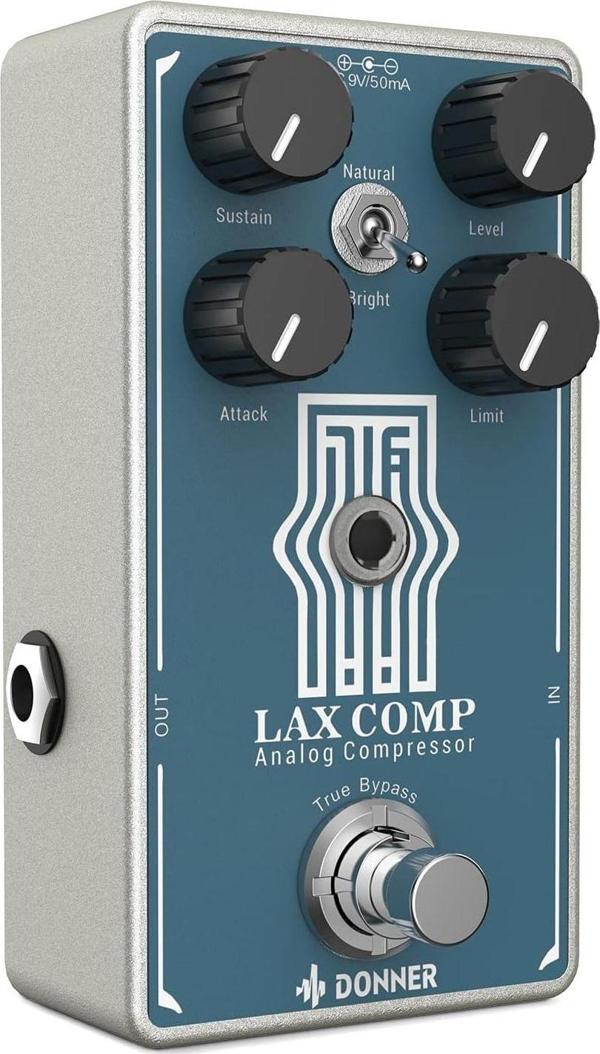 Donner LAX COMP True Analog Compressor Pedalı - Image 1