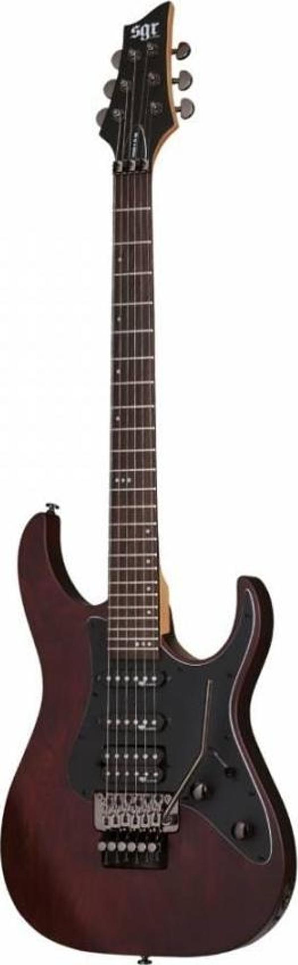 Schecter BANSHEE-6 FR SGR Elektro Gitar (Walnut Satin) - Image 1