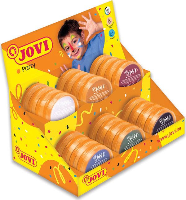 JOVI 171D KREM YÜZ BOYASI 8ML 4X6RENK - 24'LÜ STAND - Image 1
