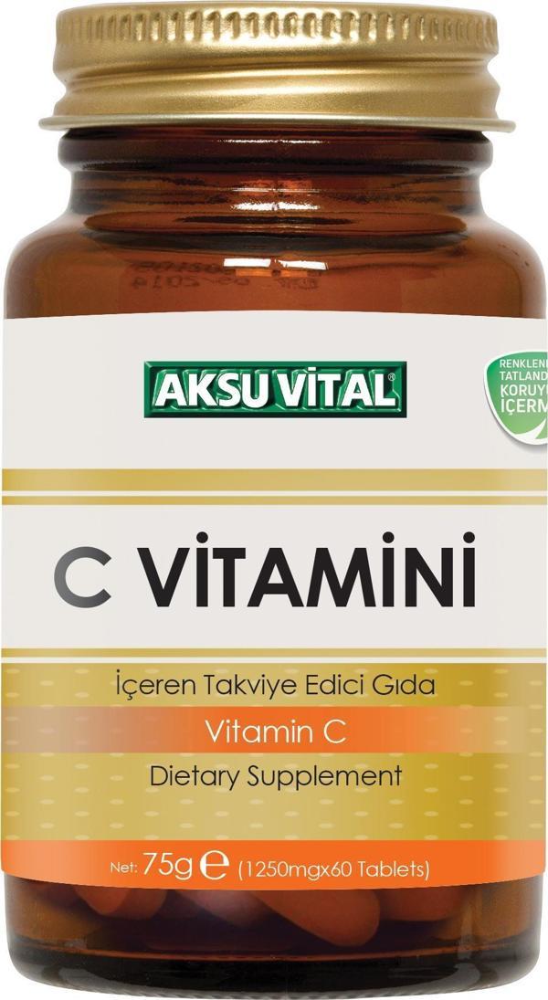 Aksuvital C Vitamini 60 Tablet 1250 Mg - Image 1