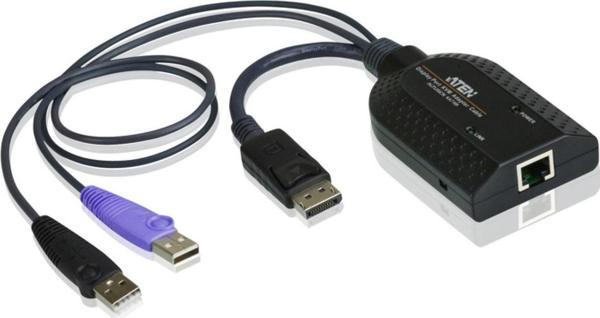 USB DisplayPort Sanal Medya KVM Adaptörü, Smart Card Desteği&lt;br&gt;USB DisplayPort Virtual Media  - Image 1