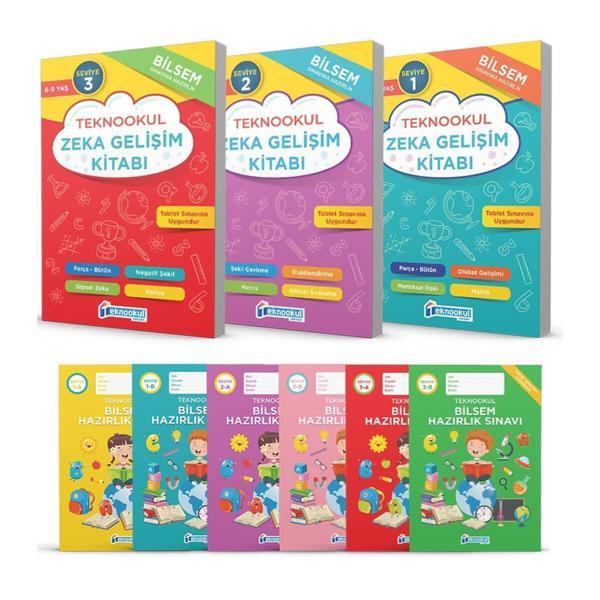 Zeka Gelişim Set Seviye 1-2-3 - Teknookul Yayınları - Image 1