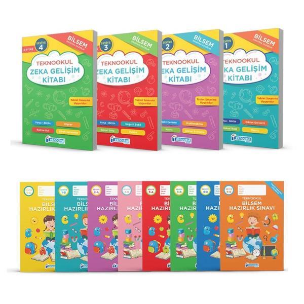 Zeka Gelişim Set Seviye 1-2-3-4 - Teknookul Yayınları - Image 1