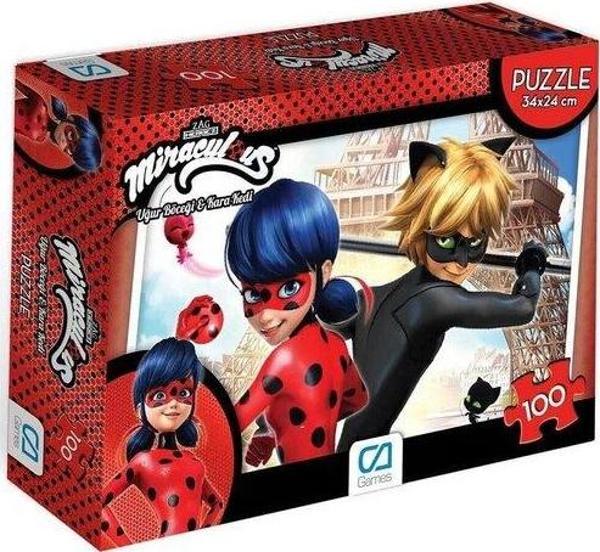 Ca Games Miraculous 100 Parça Puzzle - Image 1