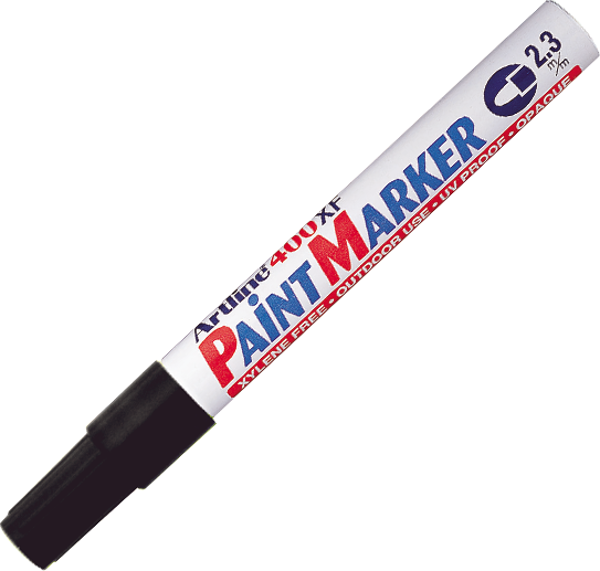 Artline 400XF 2.3mm Paint Marker Çok Amaçlı Boyama Markörü Siyah - Image 1