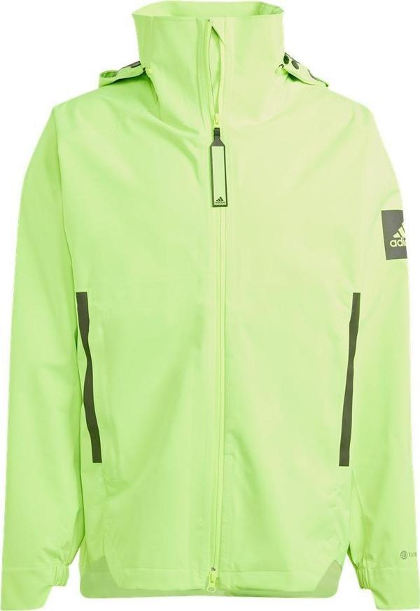 adidas Myshleter Rain.RDY Erkek Yeşil Yağmurluk (IK3125) - Image 1