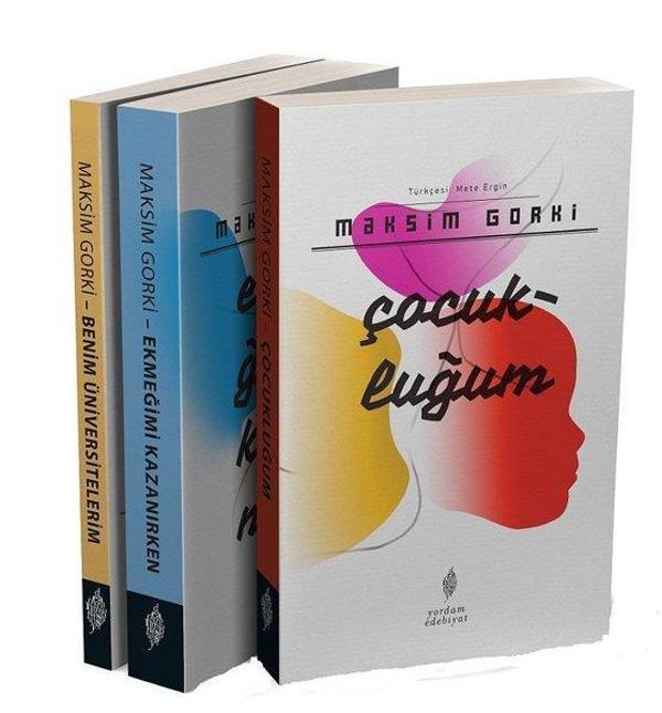 Gorki Otobiyografik Üçleme Seti-3 Kitap Takım - Yordam Edebiyat - Image 1