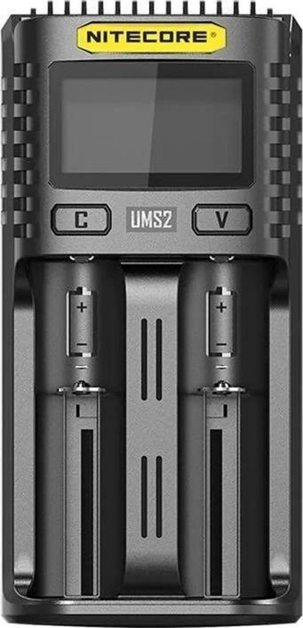 Nitecore UMS2 Pil Şarj Aleti Li-ion IMR LiFePO4 Dolum Cihazı - Image 1