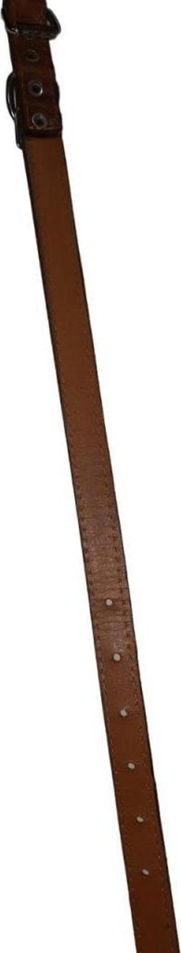 Lovely Hakiki Deri Ayarlanır Köpek Boyun Tasma Kahve 2-50 Cm 15-25 Kg Köpeklere Uygun - Image 1